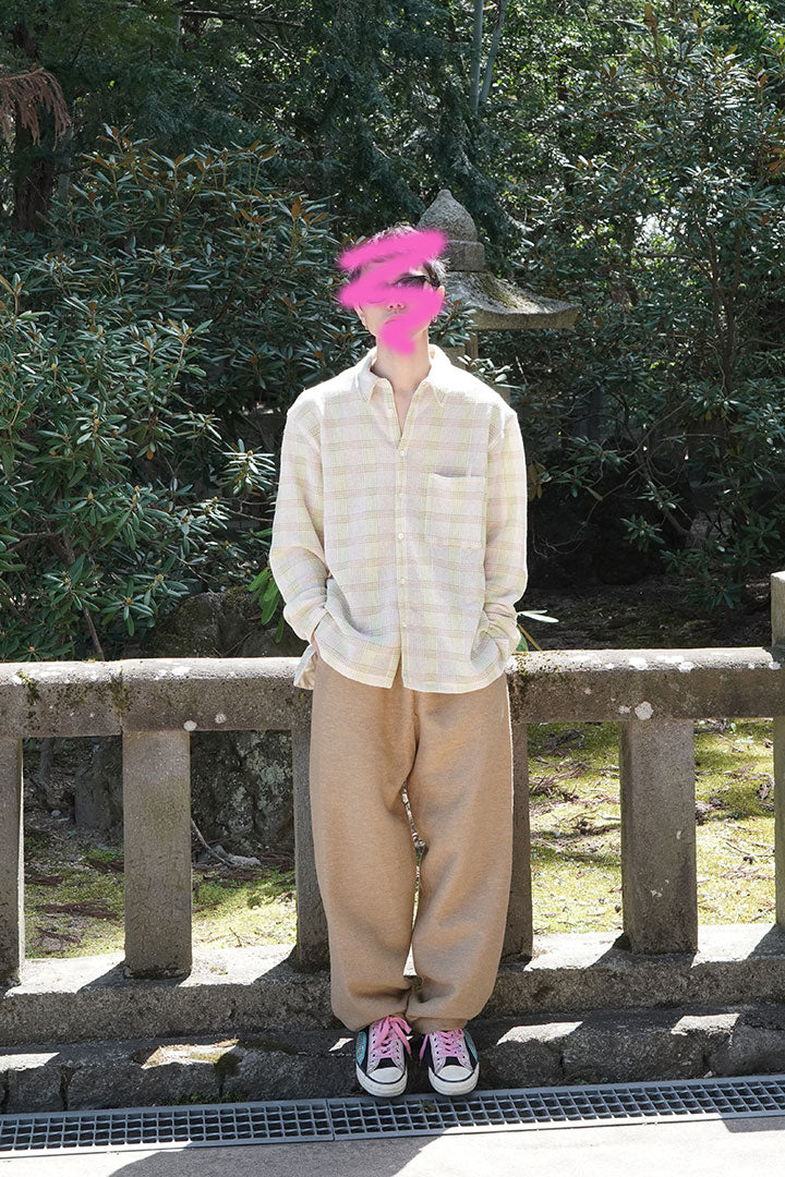 SHEERCHECK KNIT SHIRT