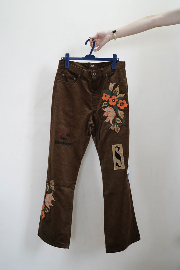 khoki Embroidery design pants