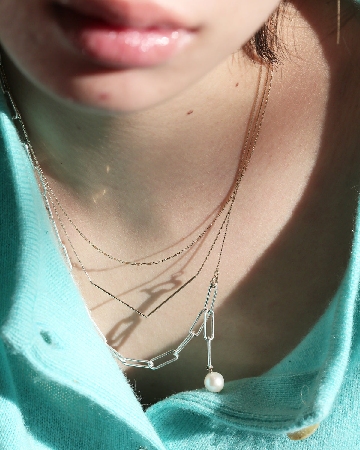 mix chain necklace