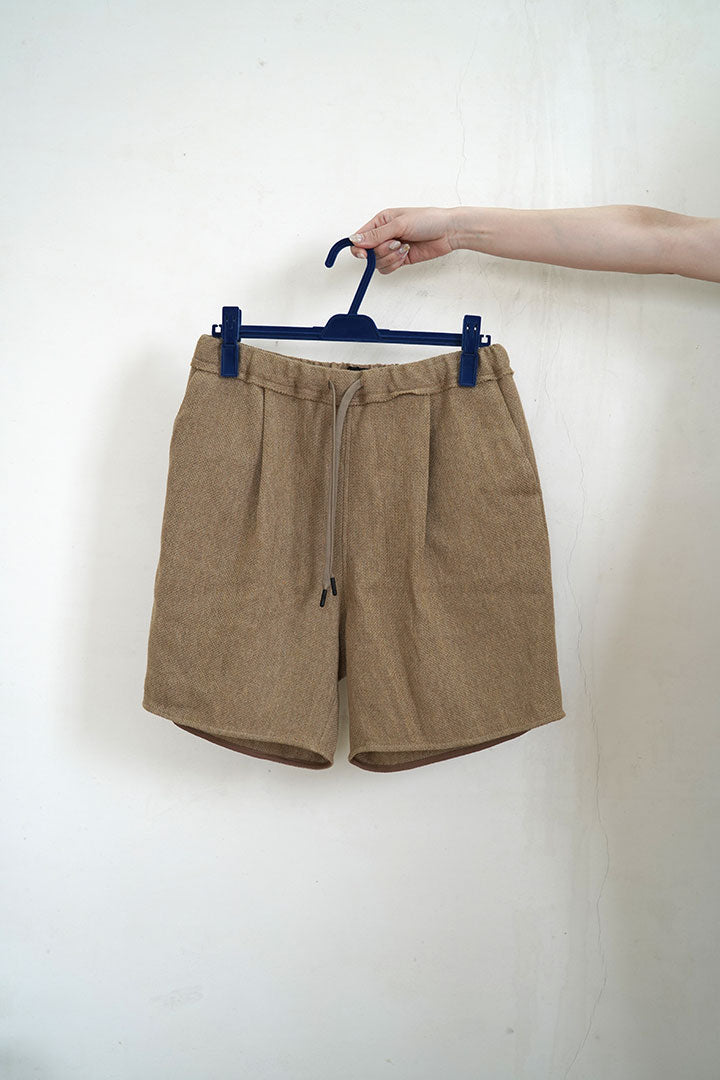 LINENCROSS 1TUCK EASY SHORT
