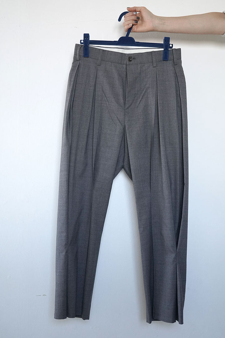 ＜KHOKI＞ 26SS Pleated Dress Pants size 2 khoki Pleated Dress Pants – senes