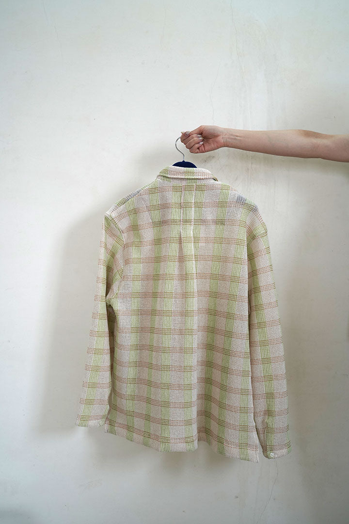 SHEERCHECK KNIT SHIRT
