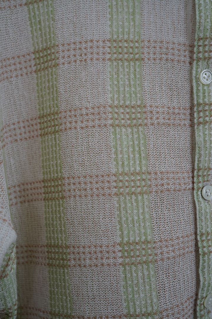 SHEERCHECK KNIT SHIRT