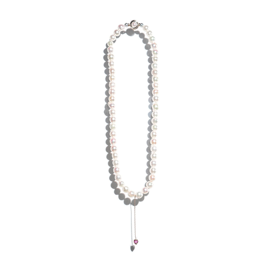 akoya meets heart necklace 04