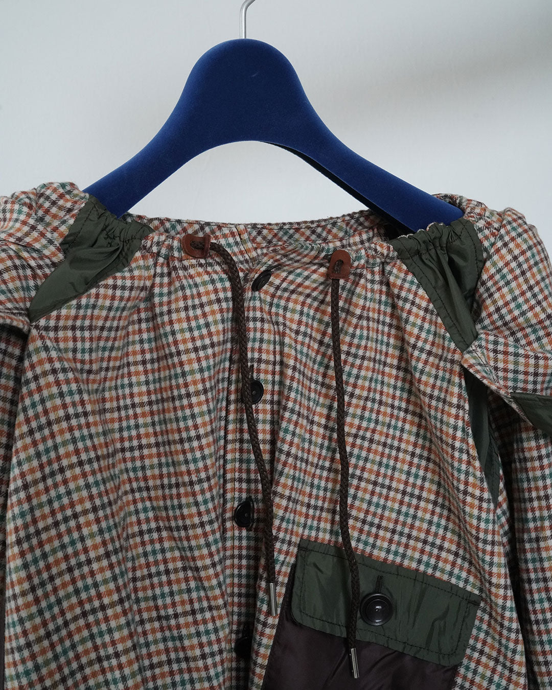 KHOKI Checked Smock Shirt