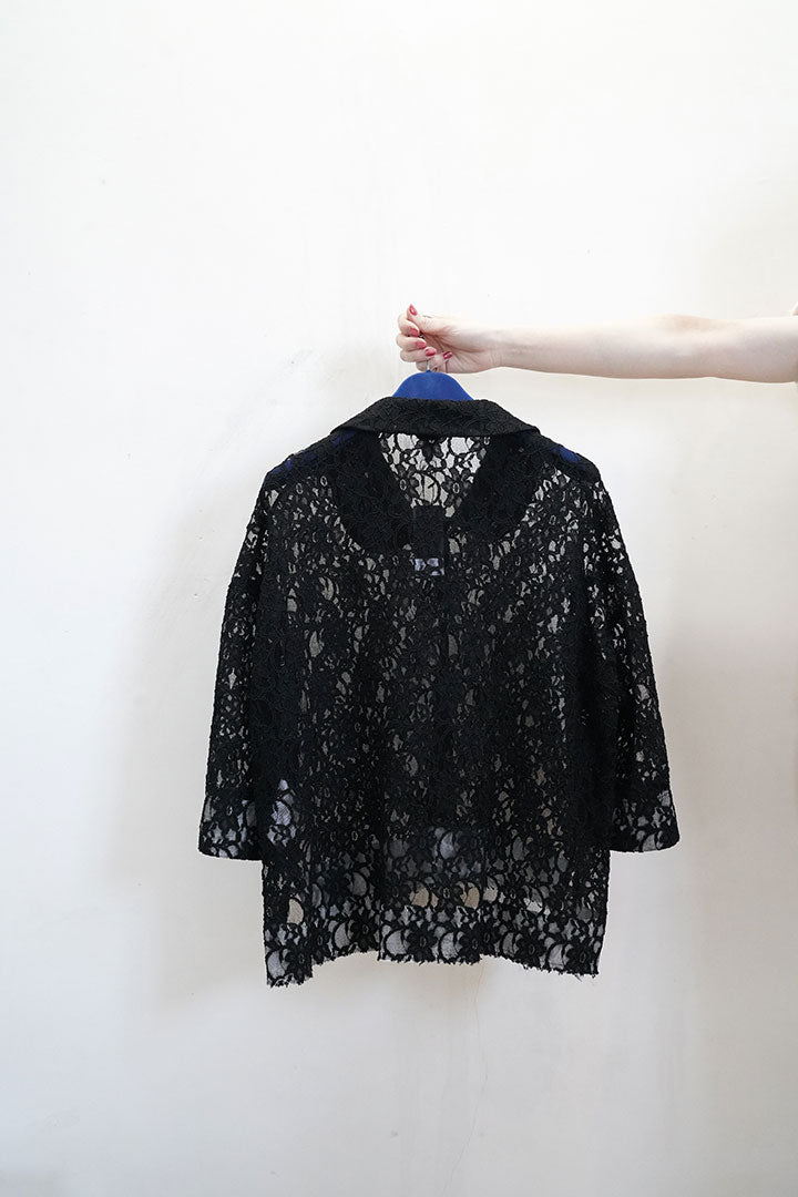 comme comme lace pull over shirts