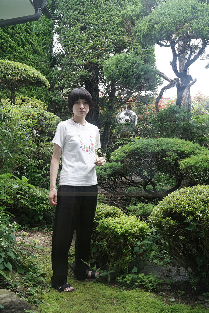 comme des garcons comme des garcons bohemian pattern print t shirts
