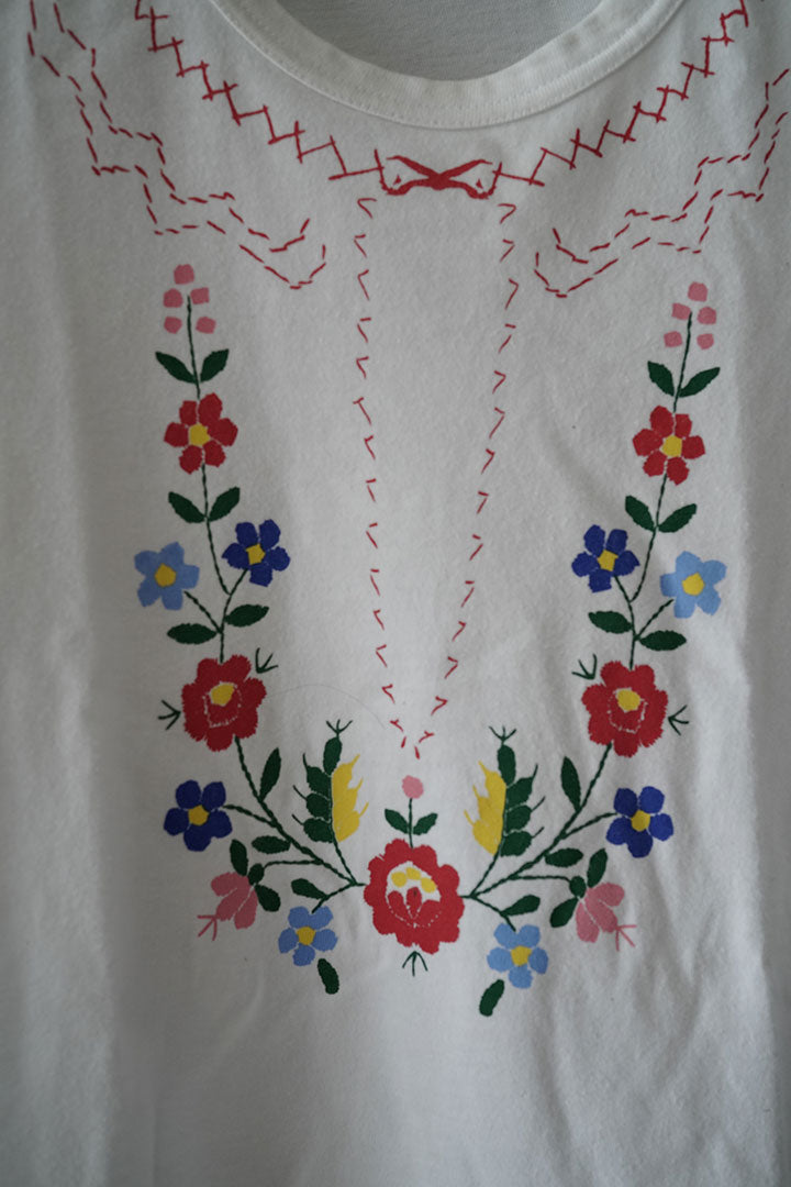 comme des garcons comme des garcons bohemian pattern print t shirts
