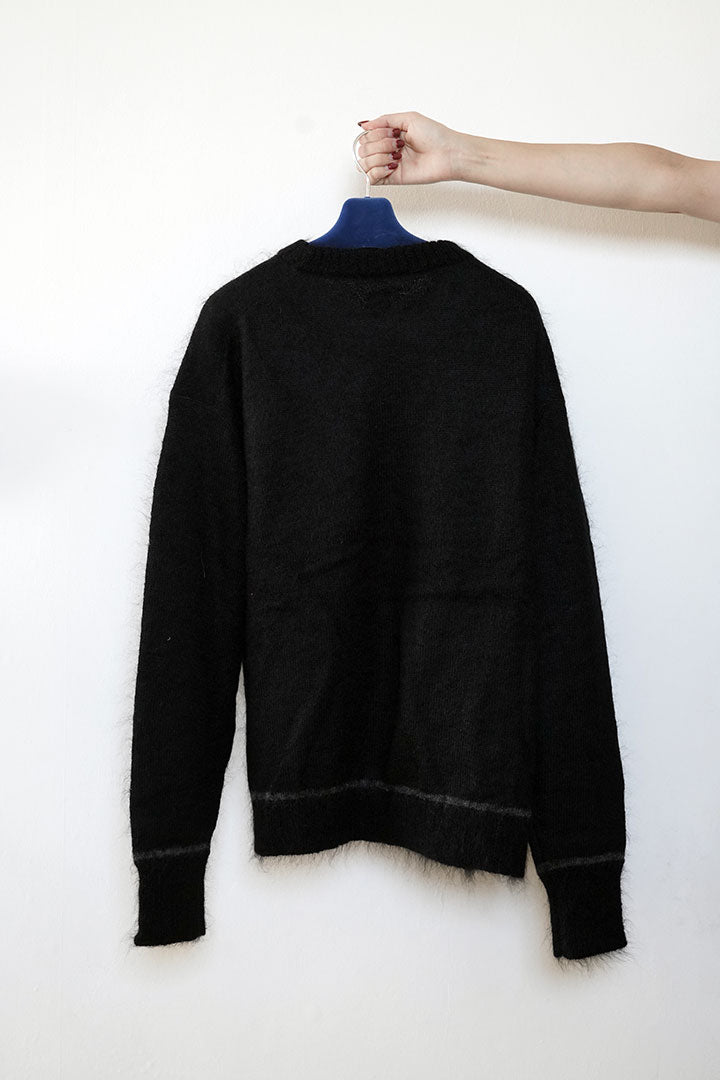 mohair crew neck p /o