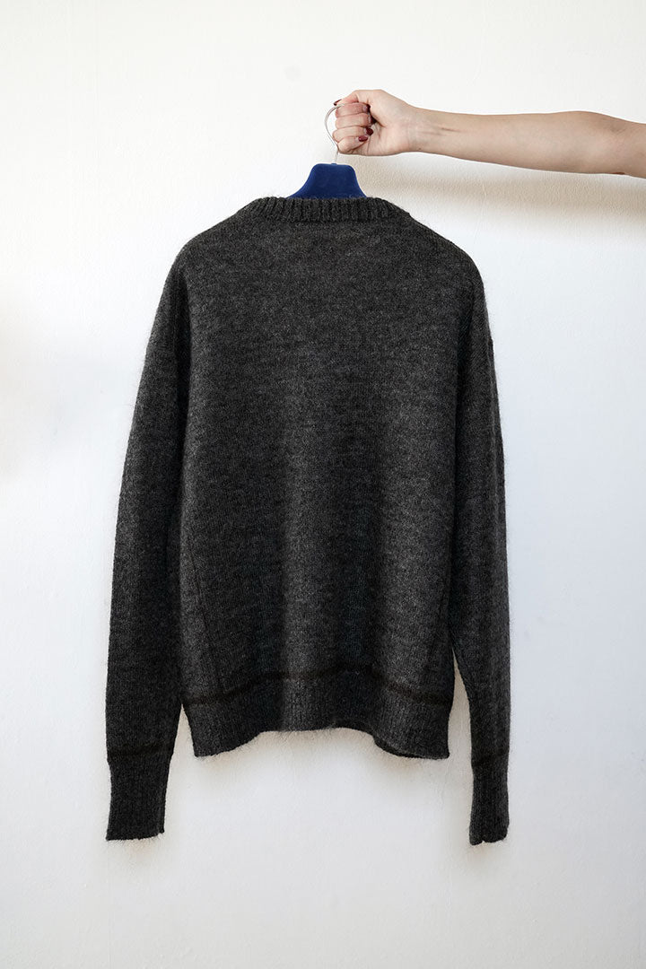 mohair crew neck p /o
