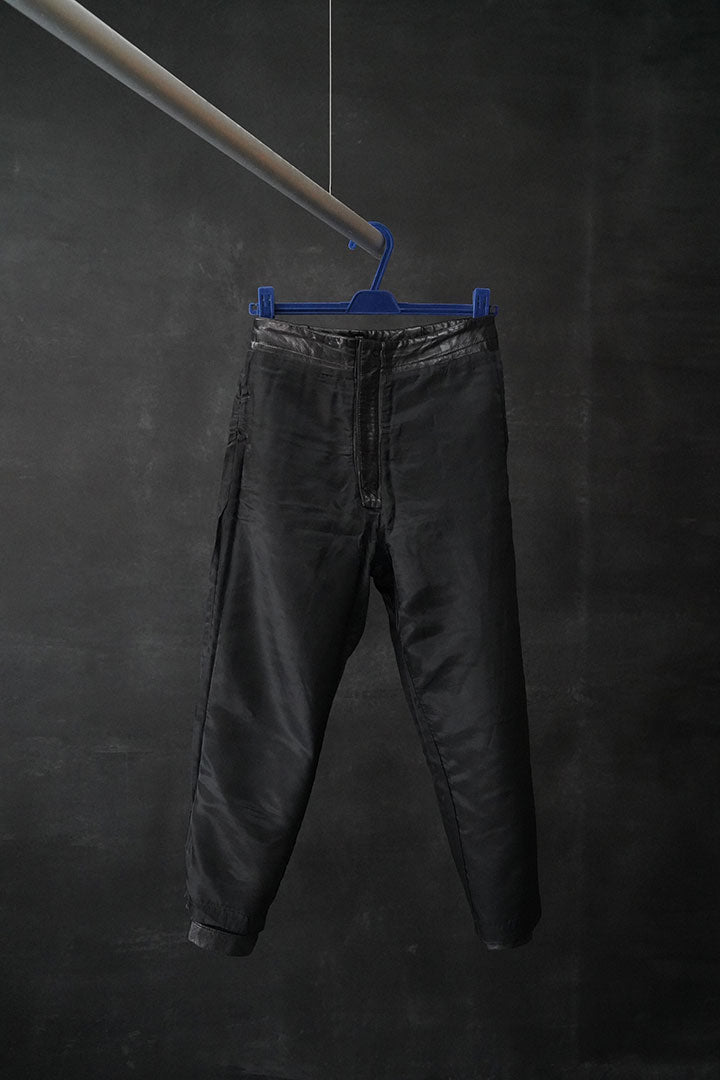 tricot CDG leather pants