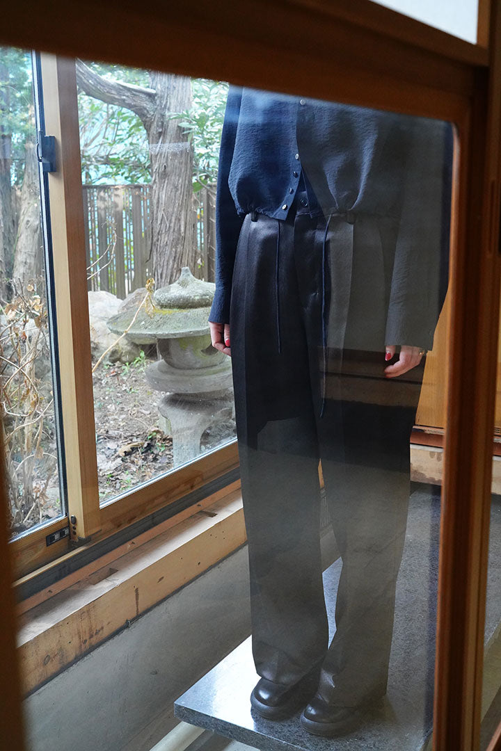 irenisa two-tucks-wide-trousers-smoke-gray