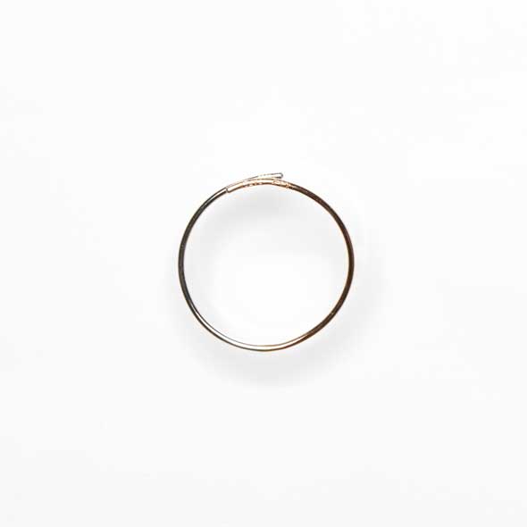 26 letters earring "O"