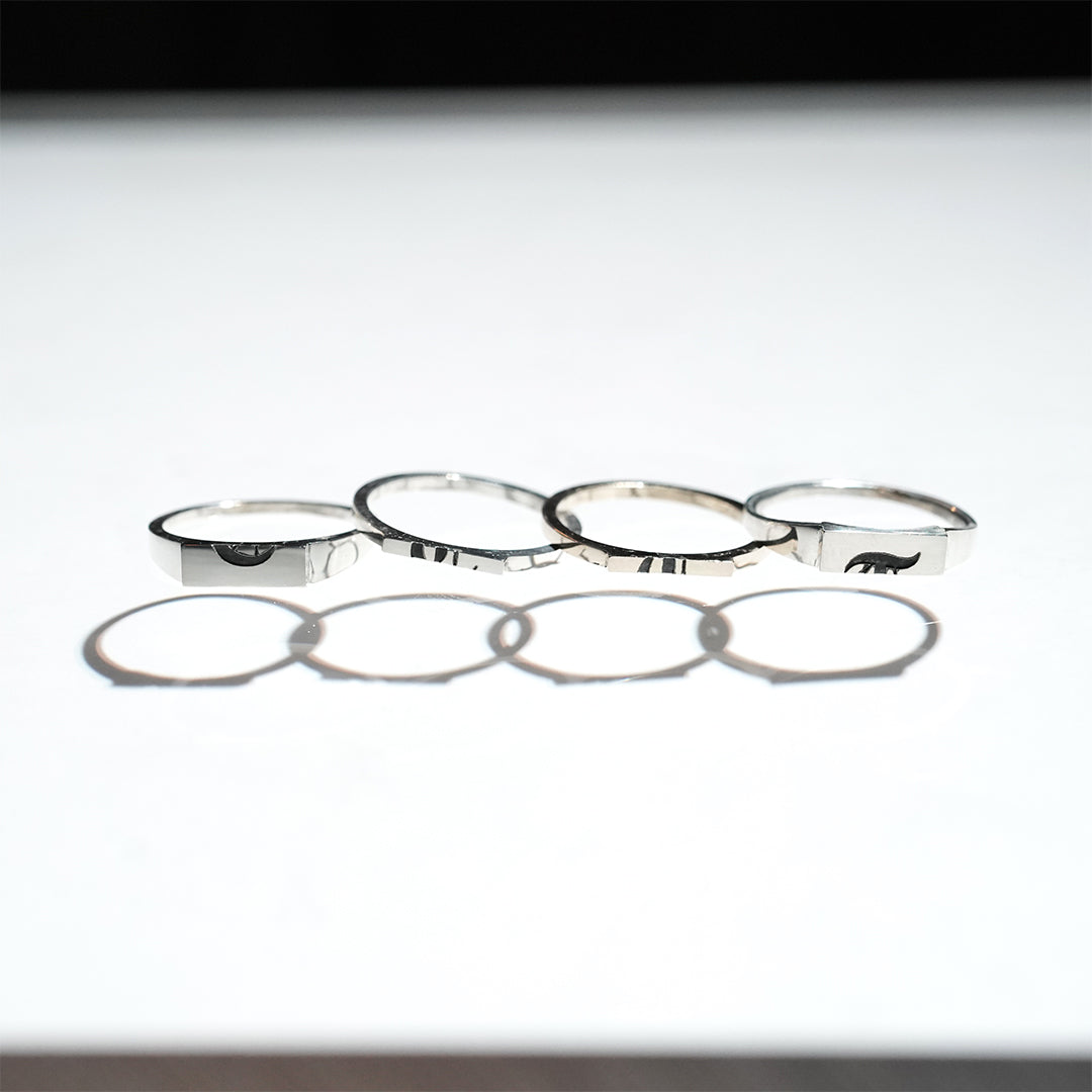 Az ring square ring1 ; SV, ring2 ; K10, ring3 ; SV, ring4 ; SV