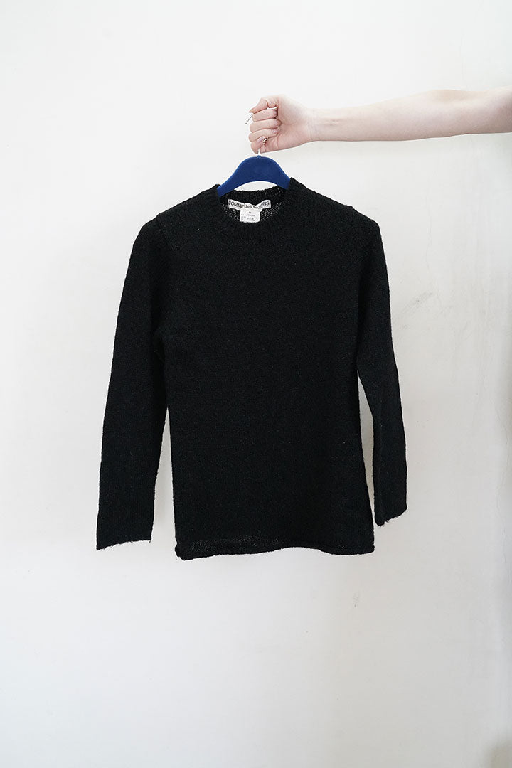 CDG wool lame knit