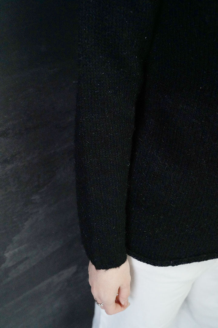 CDG wool lame knit