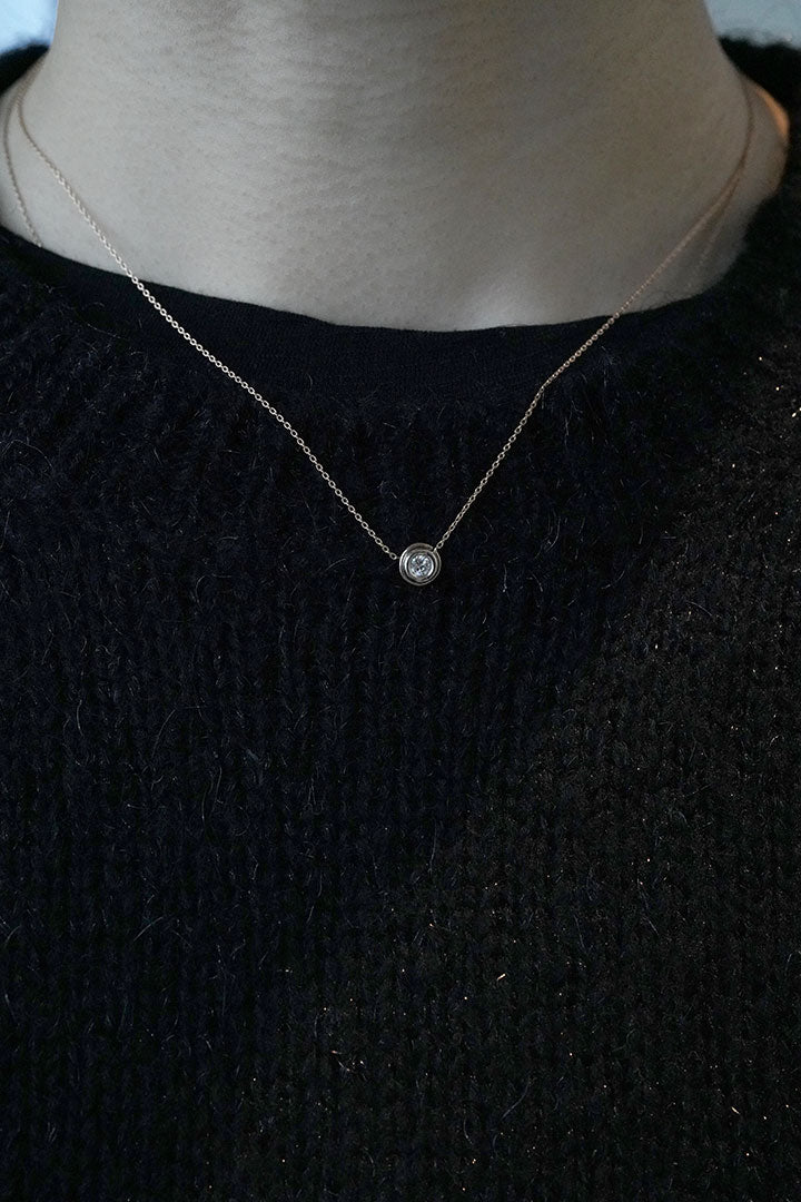 CDG wool lame knit