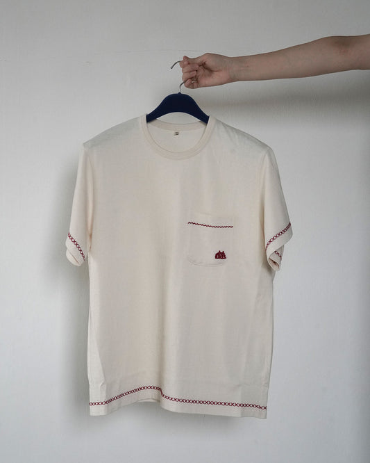 KHOKI Hand-embroidered T-shirt