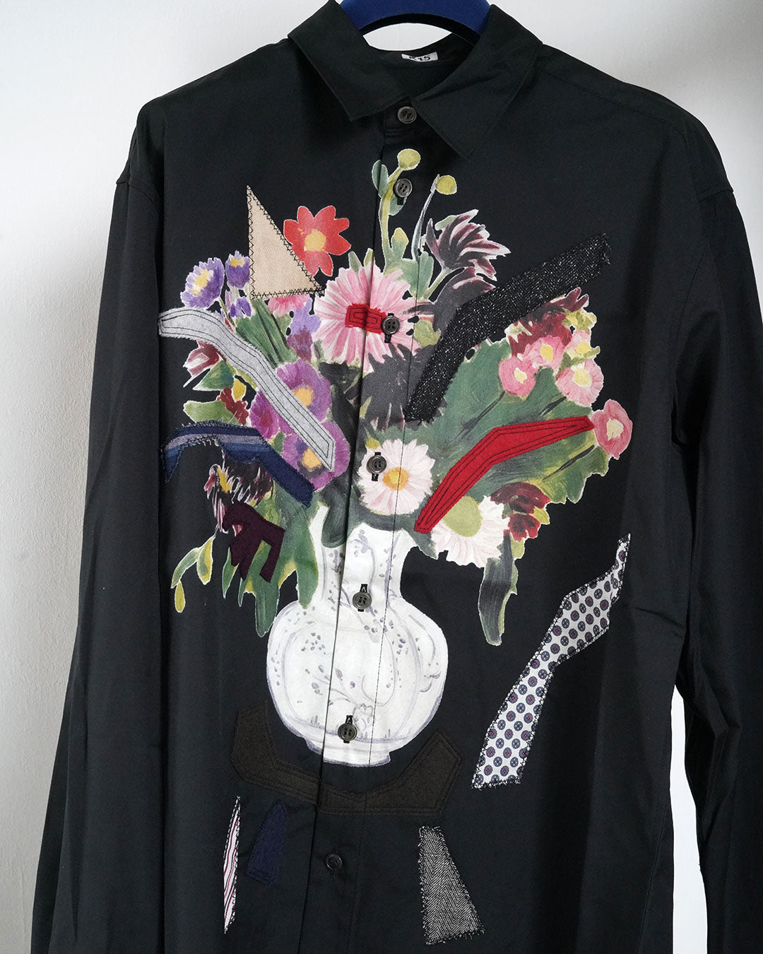 KHOKI Applique detail shirts BK