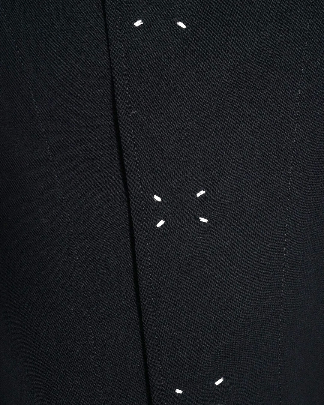 KHOKI no collar wool gabardine jacket