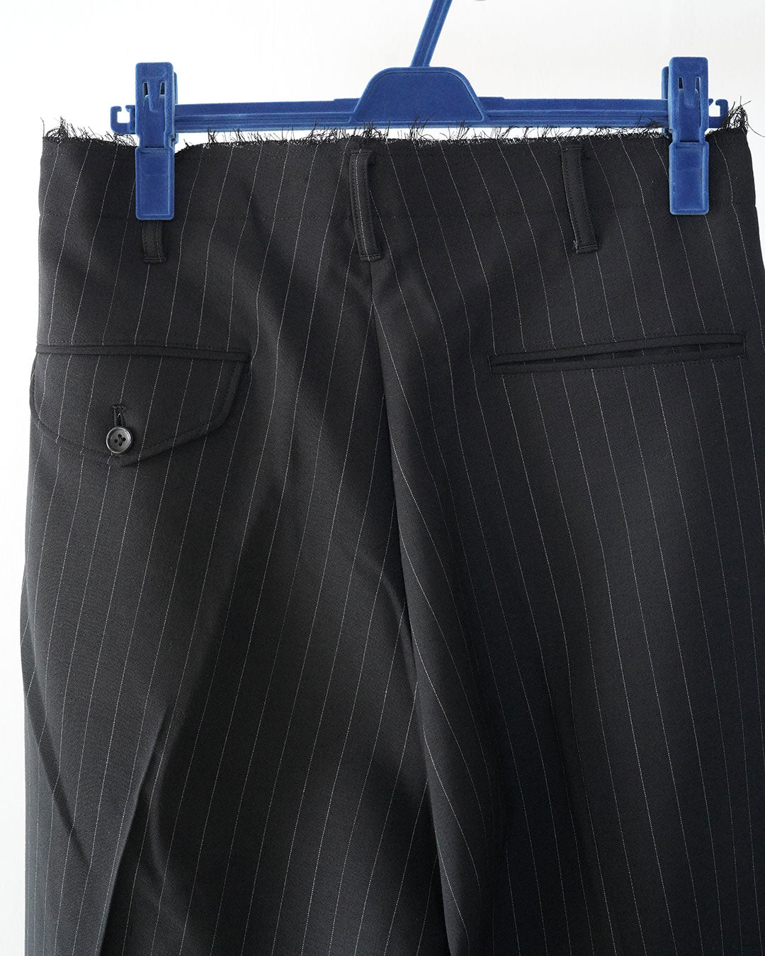 khoki Pleats bonded wool pants