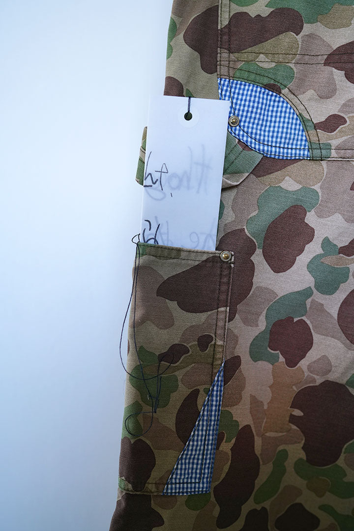 khoki Patchworked Camo Pants