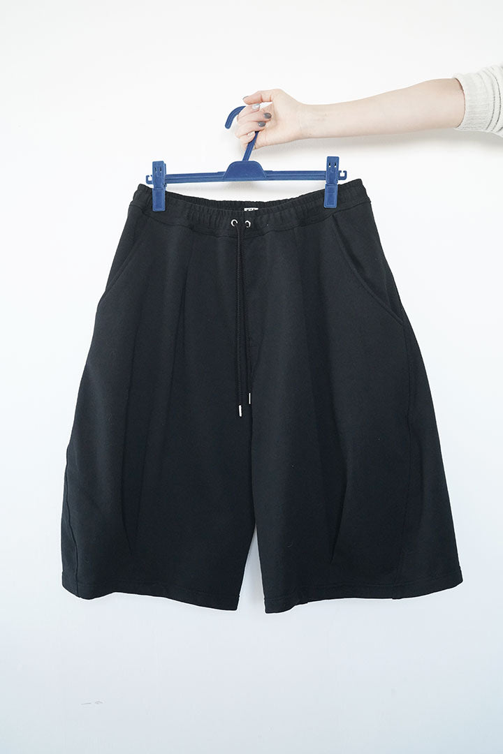 Pleated Balloon Sweat Shorts