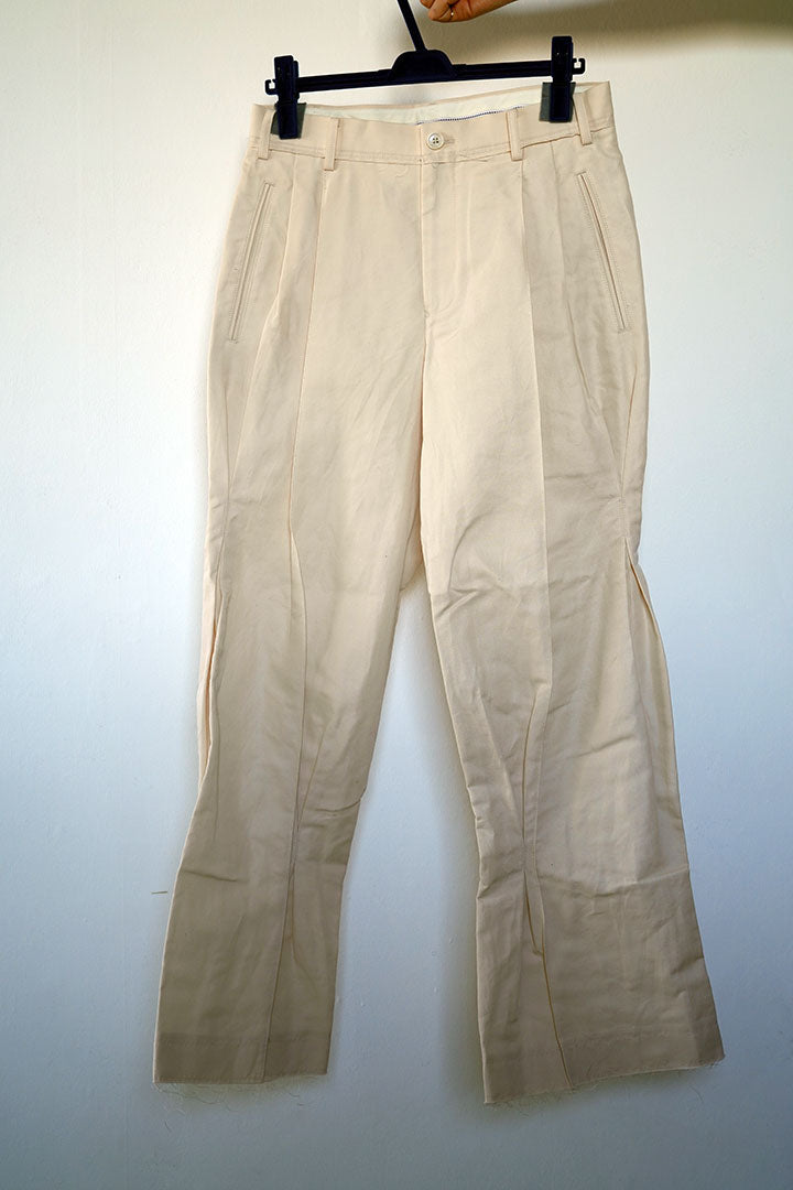 26SS Khoki Pleated Chino Pants ブラック 2 khoki Pleated Chino Pants – senes