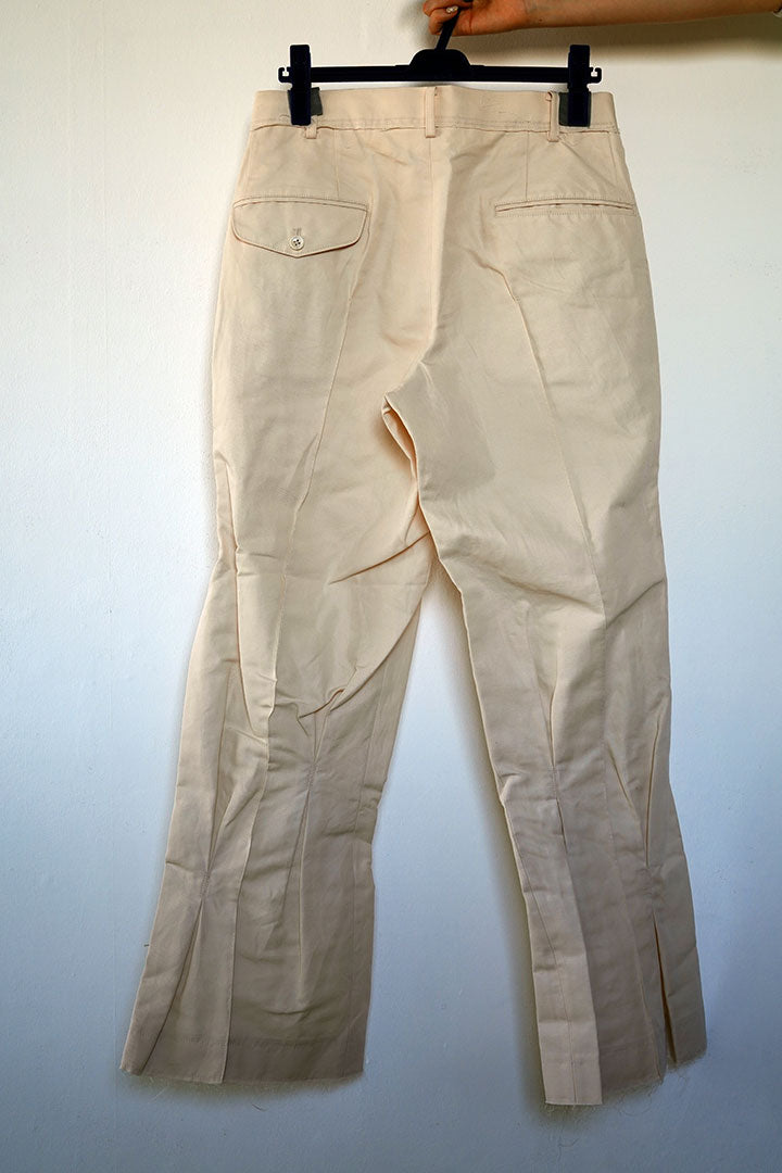 khoki Pleated Chino Pants – senes