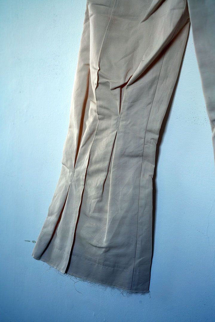 khoki Pleated Chino Pants – senes