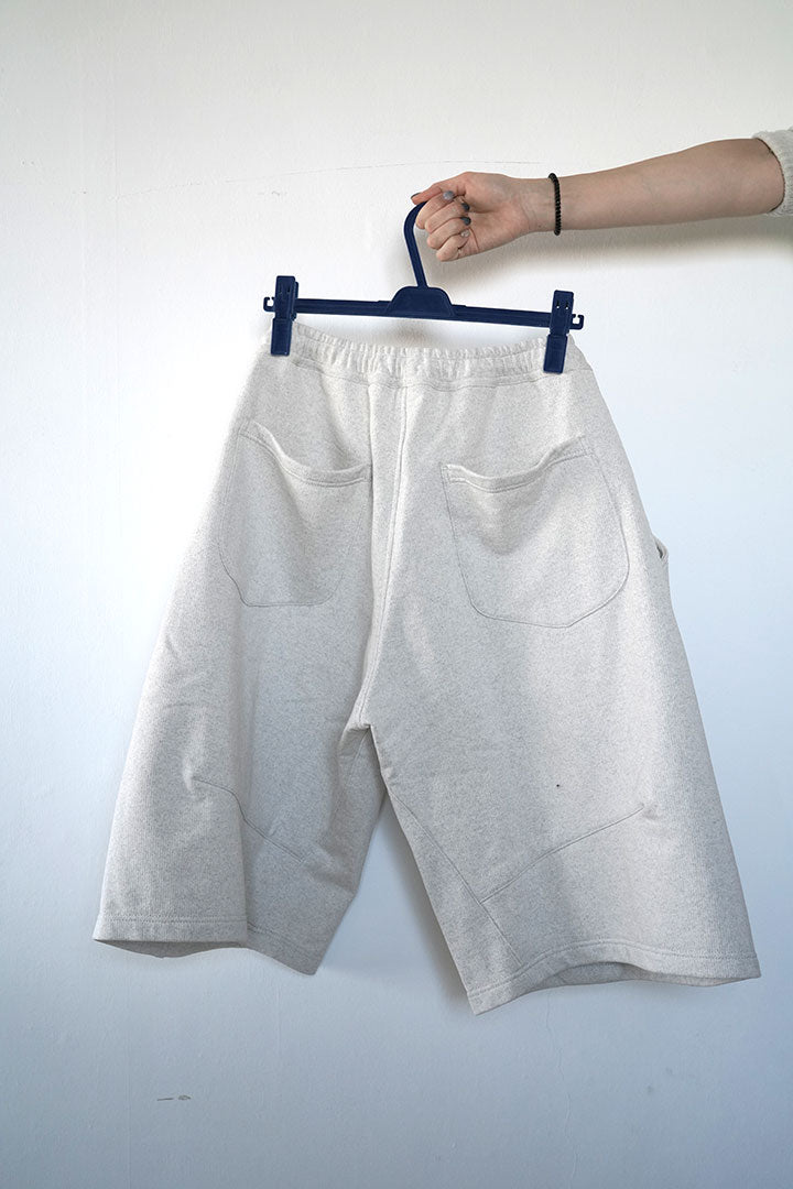 Pleated Balloon Sweat Shorts