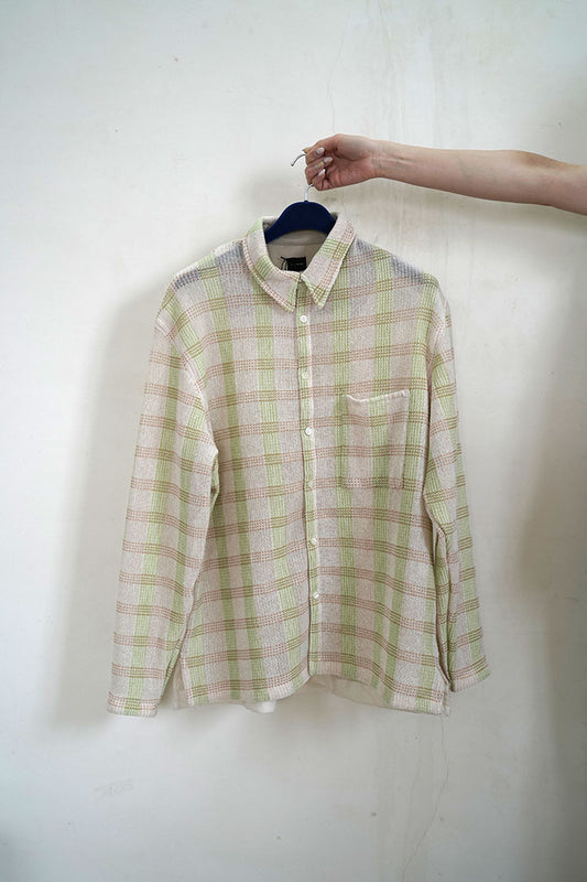 SHEERCHECK KNIT SHIRT