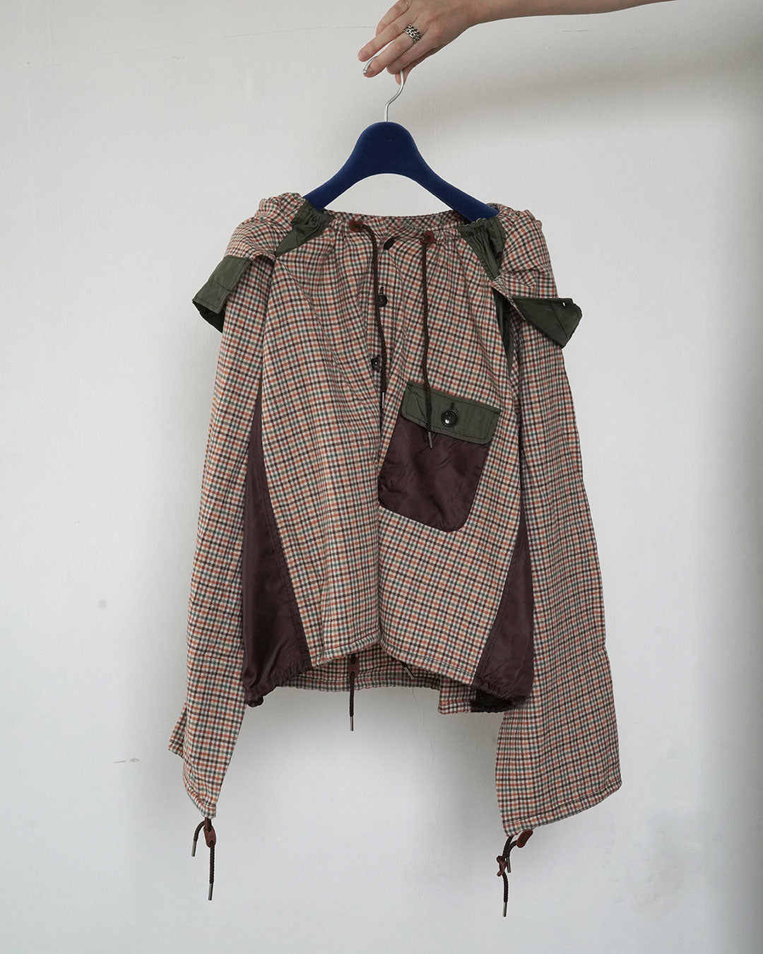 KHOKI Checked Smock Shirt