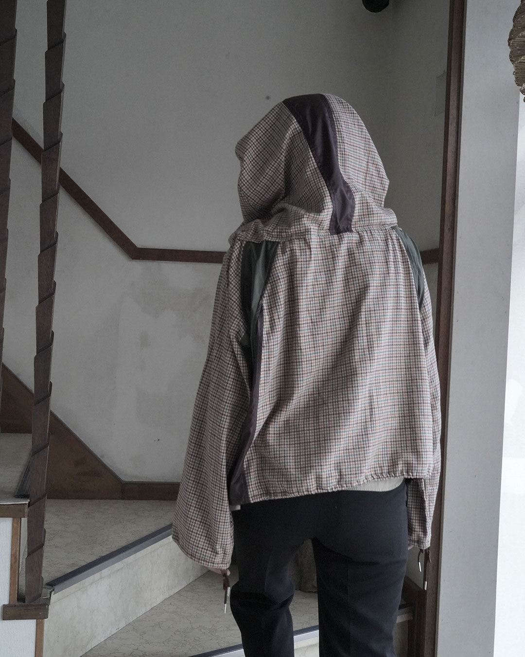 KHOKI Checked Smock Shirt