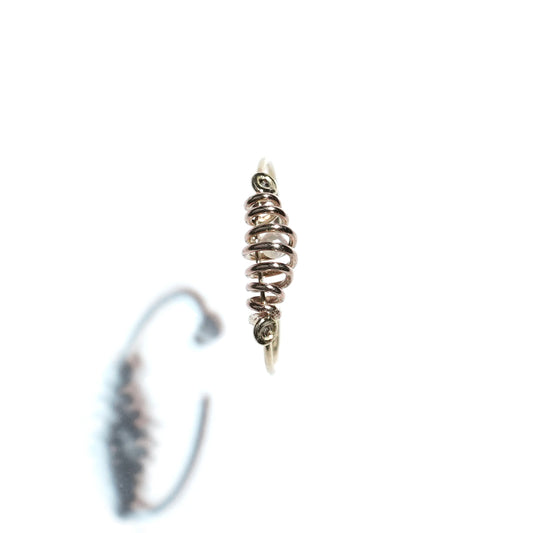 coil ear with dia meet akoya