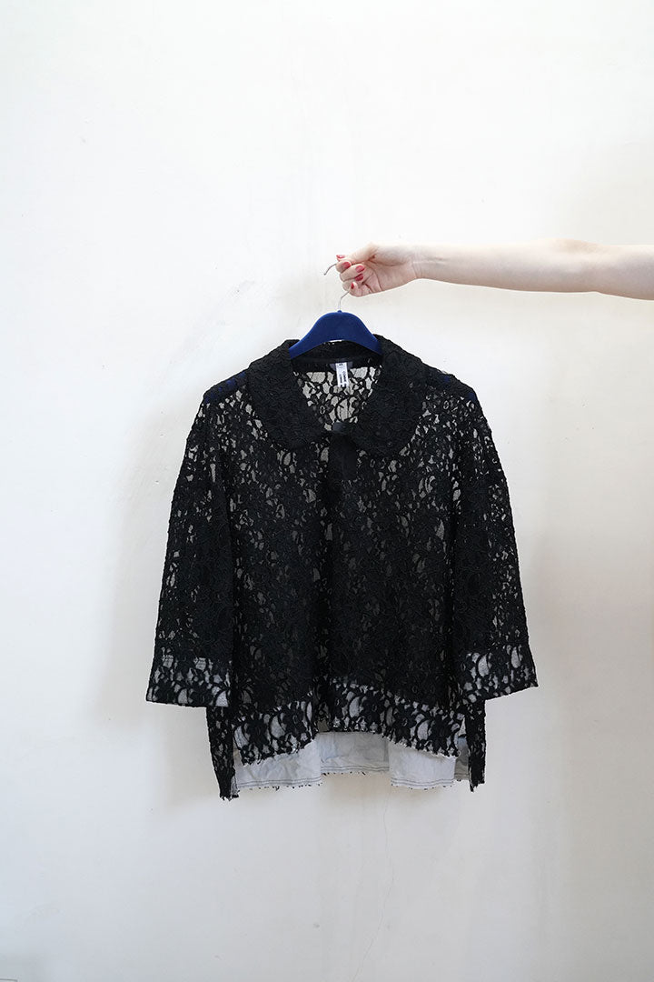 comme comme lace pull over shirts