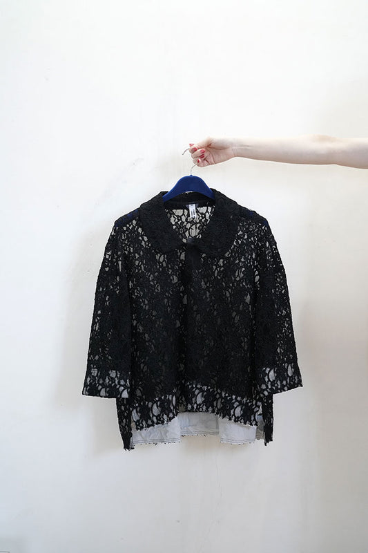comme comme lace pull over shirts