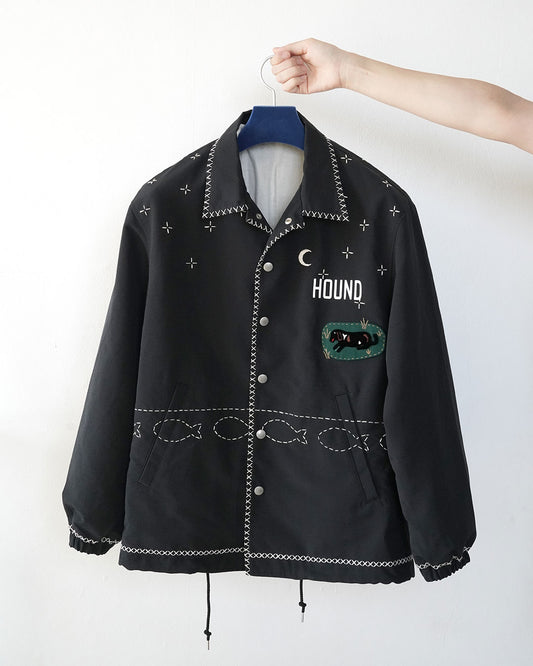 KHOKI Cross stitch Coach Jacket