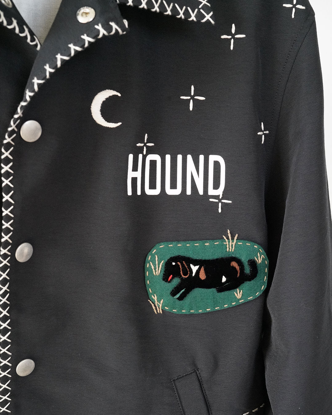 KHOKI Cross stitch Coach Jacket