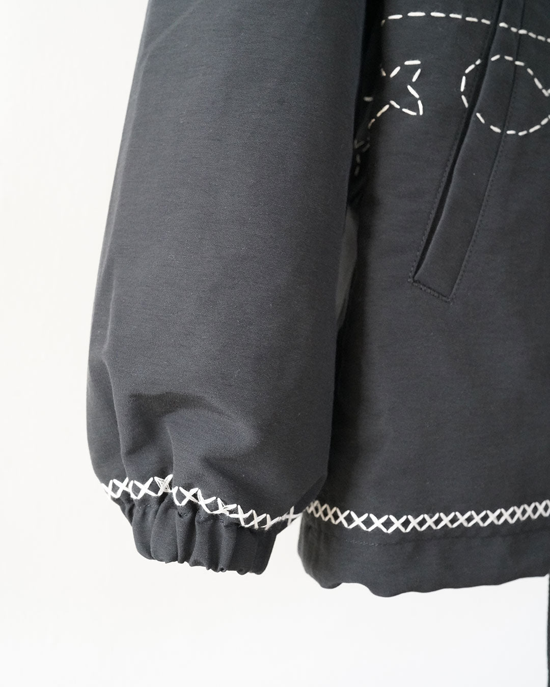 KHOKI Cross stitch Coach Jacket
