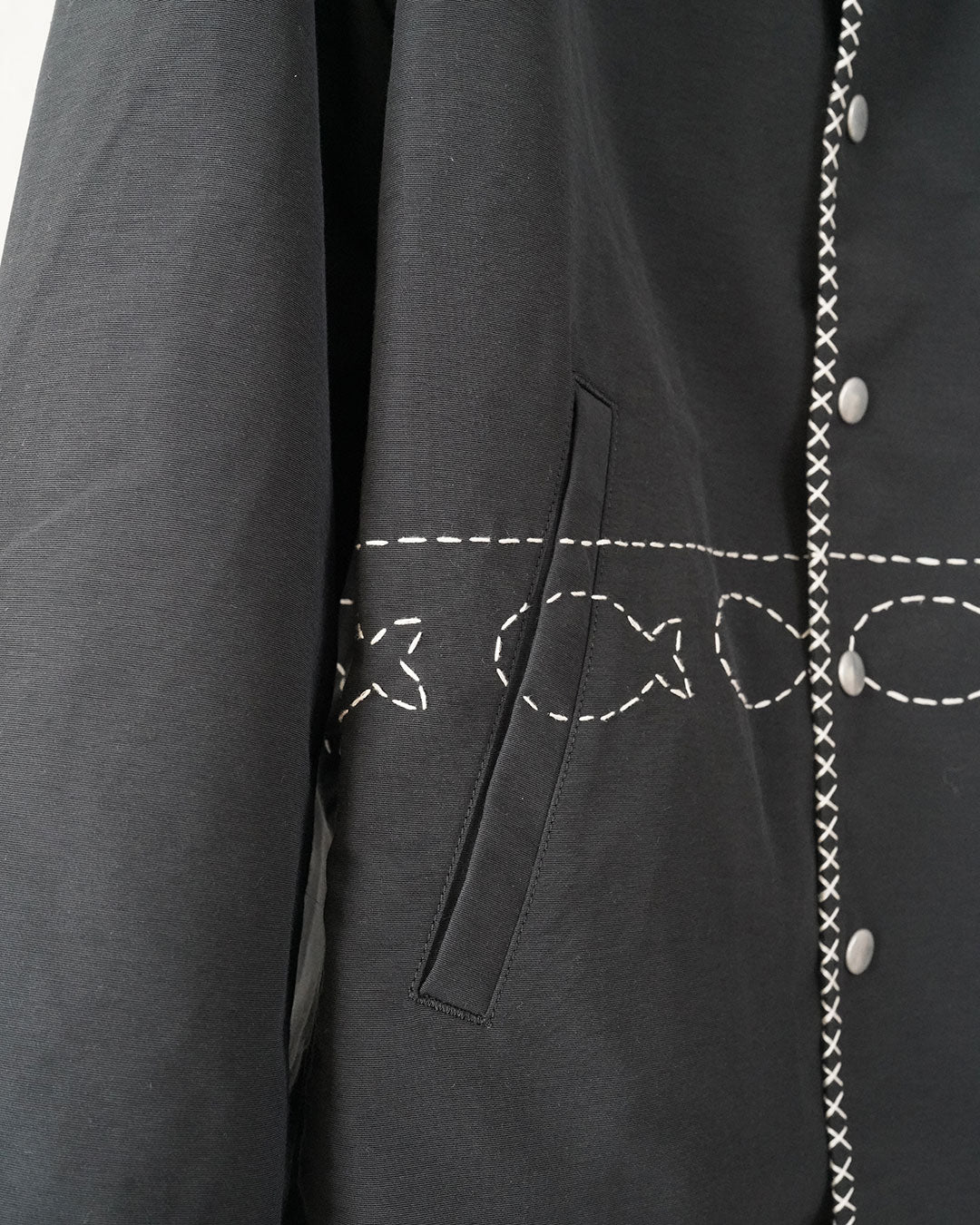 KHOKI Cross stitch Coach Jacket