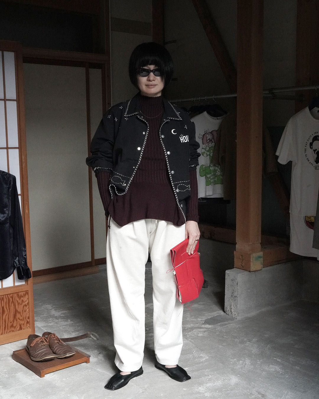 KHOKI Cross stitch Coach Jacket