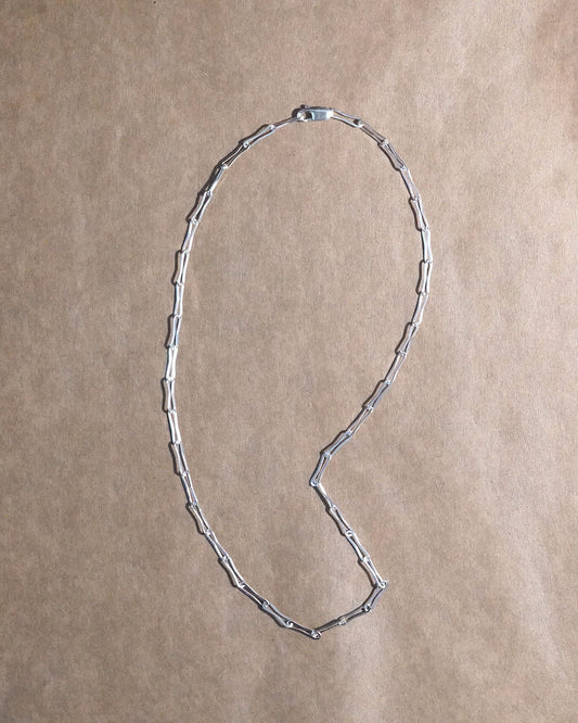 curve clip chain necklace short