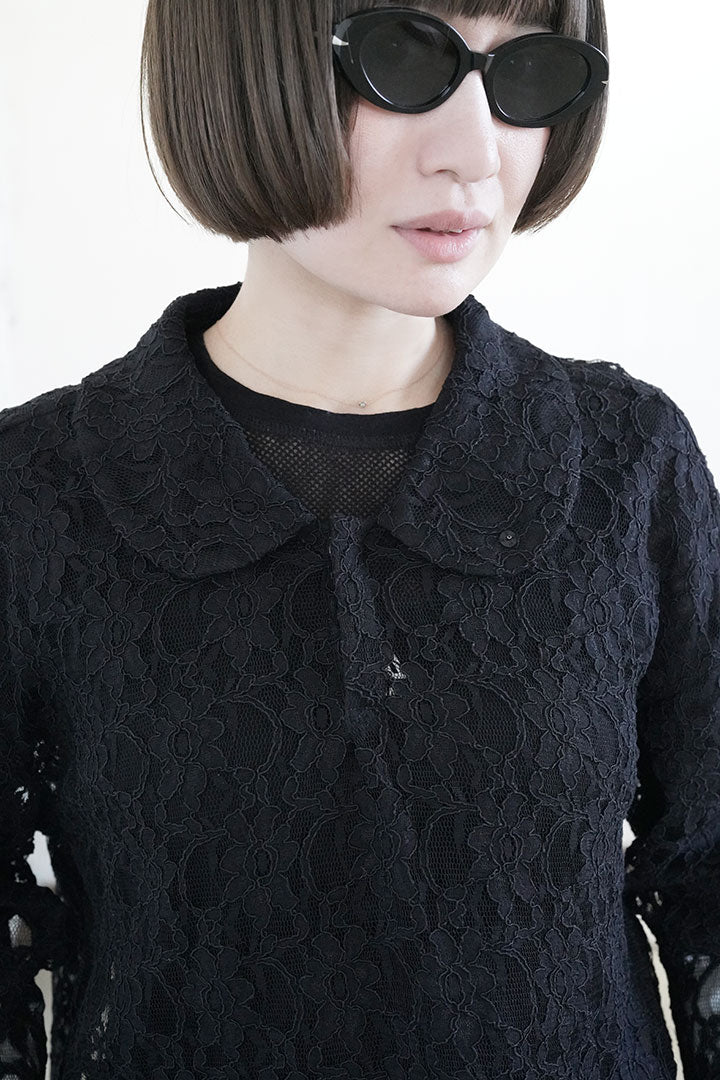 comme comme lace pull over shirts