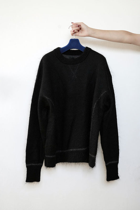 mohair crew neck p /o