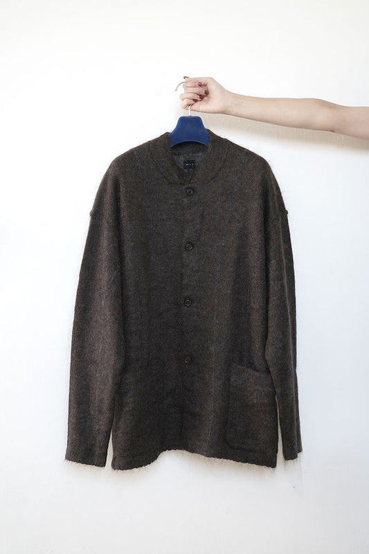 mohair stand colloar jacket