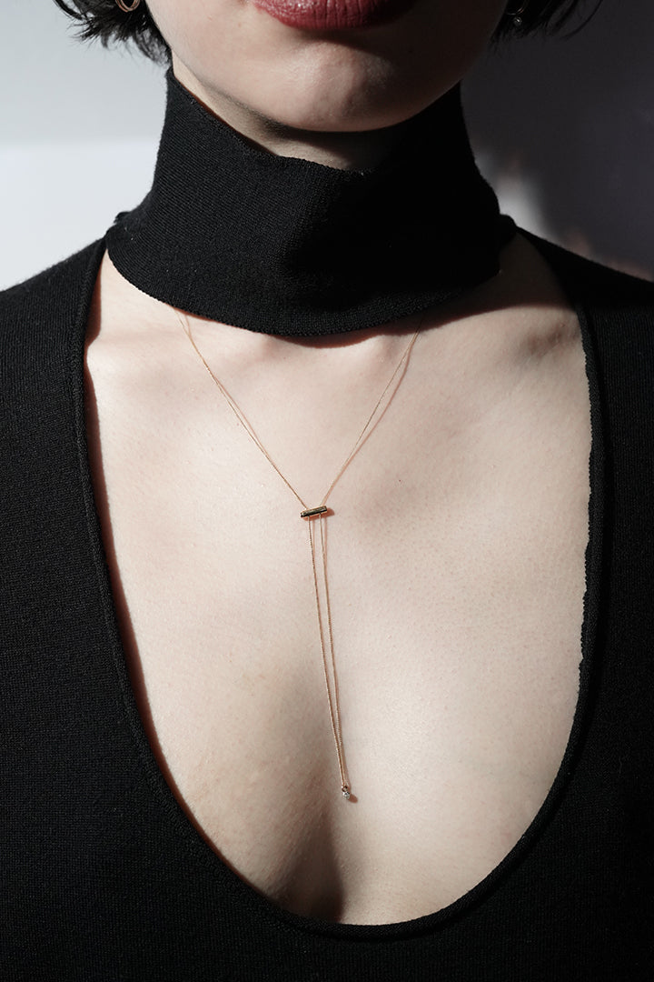 stopper dia necklace