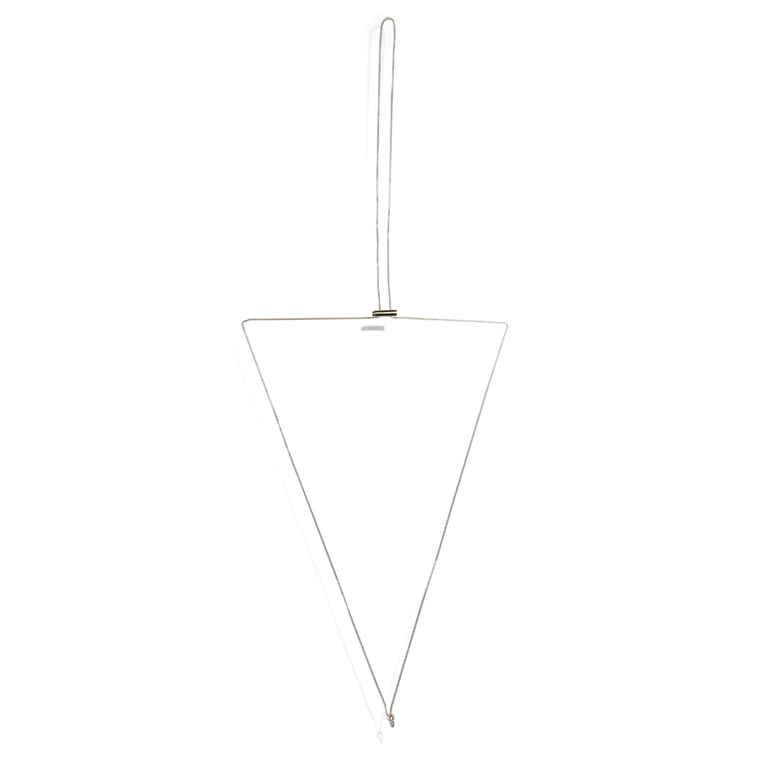 stopper dia necklace