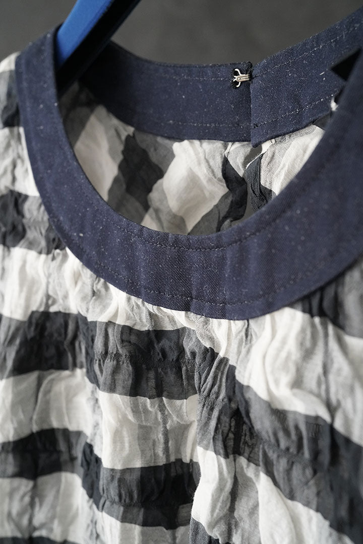 tricot CDG checkered dress