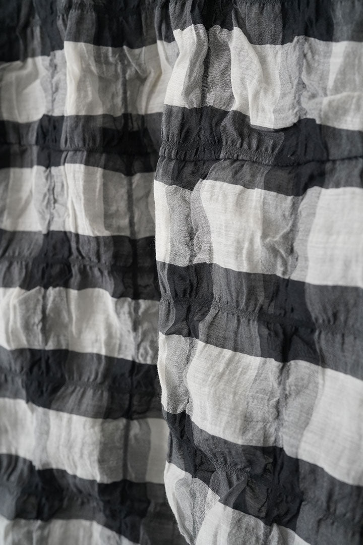 tricot CDG checkered dress